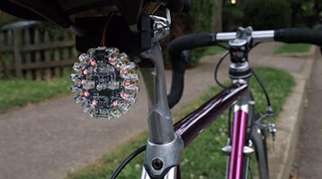 image of Circuit Playground Bluefruit Automatic Bike Brake Light