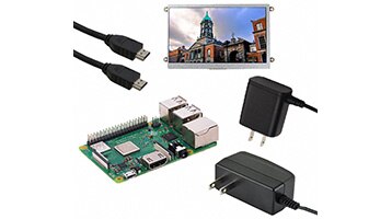 image of 7 HDMI LCD RASPBERRY PI KIT