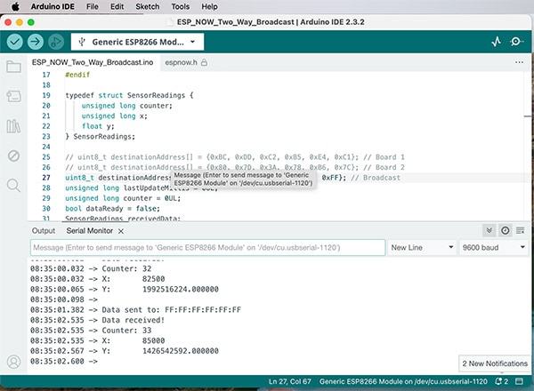 How To Implement Two-Way Communication in ESP-NOW