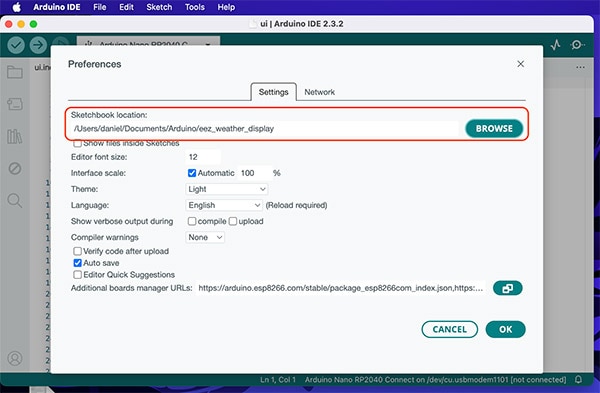 How to Export a Graphical UI From EEZ Studio to Arduino