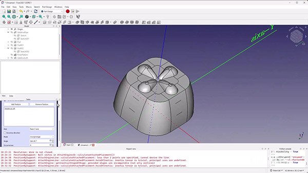 Intro to FreeCAD Part 6: Revolutions Pipes and Lofts
