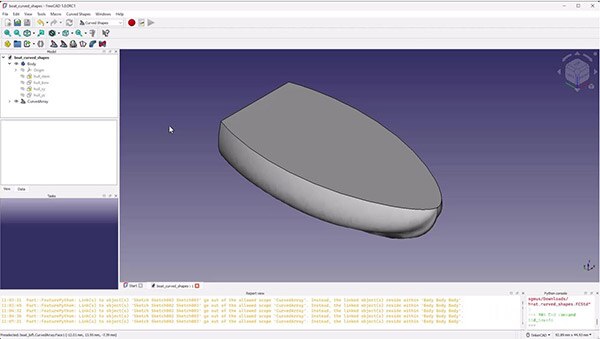 Intro to FreeCAD Part 7: Sweeps and Lofts with Guide Curves