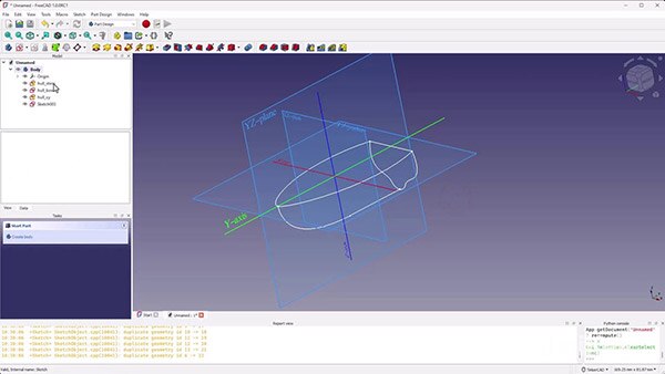 Intro to FreeCAD Part 7: Sweeps and Lofts with Guide Curves