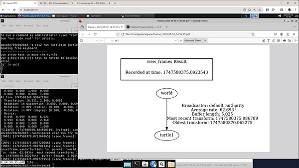 Image of Intro to ROS Part 10: Getting Started with TF2 and Turtlesim