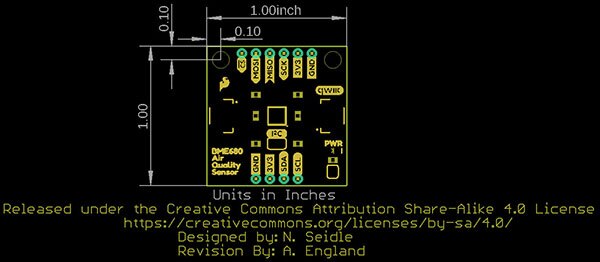 Image of SparkFun Environmental Sensor Breakout - BME68x (Qwiic) Hookup Guide