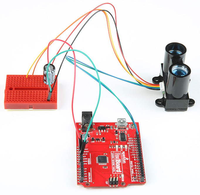Image of LIDAR-Lite v3 Hookup Guide