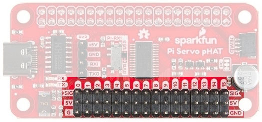 Image of Pi Servo pHAT (v2) Hookup Guide