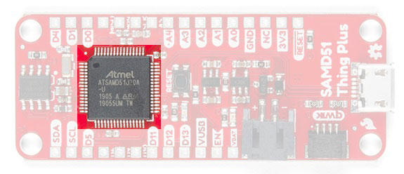 Image of SAMD51 Thing Plus Hookup Guide