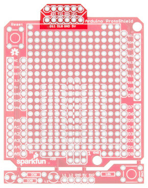 Image of SparkFun Arduino ProtoShield Hookup Guide