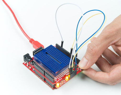 Image of SparkFun Arduino ProtoShield Hookup Guide