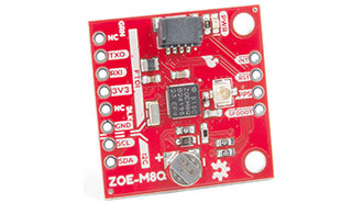 Image of SparkFun GPS Breakout (ZOE-M8Q and SAM-M8Q) Hookup Guide