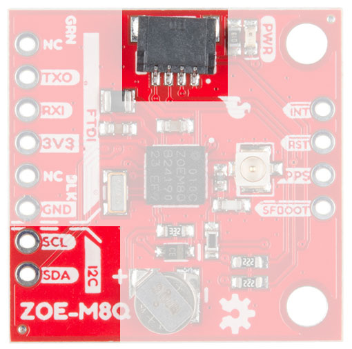 Image of SparkFun GPS Breakout (ZOE-M8Q and SAM-M8Q) Hookup Guide