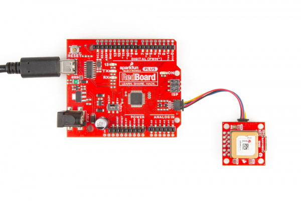 Image of SparkFun GPS Breakout (ZOE-M8Q and SAM-M8Q) Hookup Guide