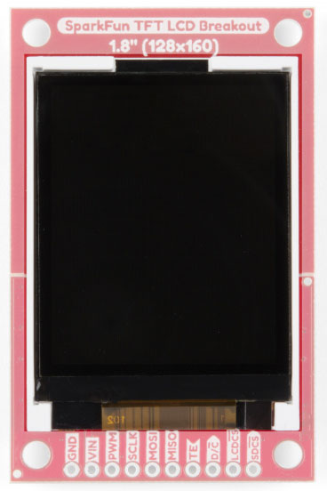 Image of TFT LCD Breakout 1.8in 128x160 Hookup Guide