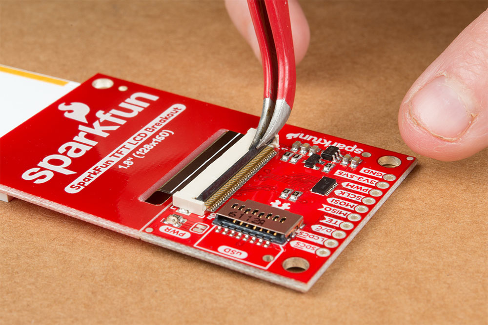 Image of TFT LCD Breakout 1.8in 128x160 Hookup Guide