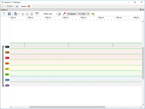 Image of Using the USB Logic Analyzer with sigrok PulseView