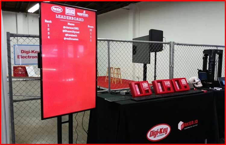 Image of Sparkfun's Rock-Paper-Scissors Leaderboard