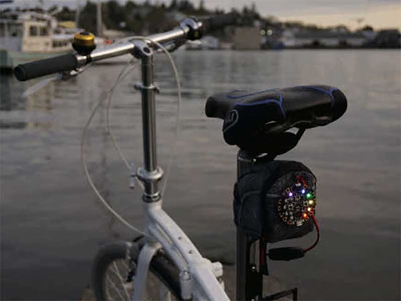 Temperature Driven Bike Safety Light