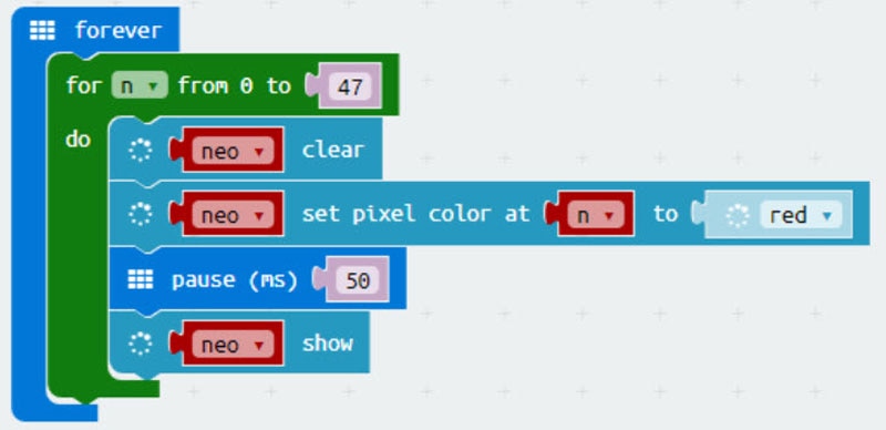 Controlling Multiple NeoPixels with a micro:bit