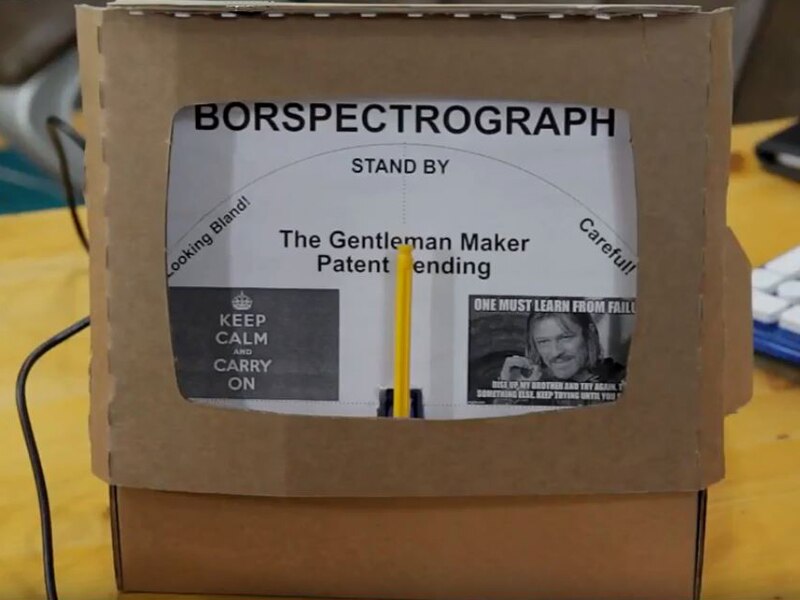 Image of the Gentleman Maker’s Raspberry Pi Colorboringizer