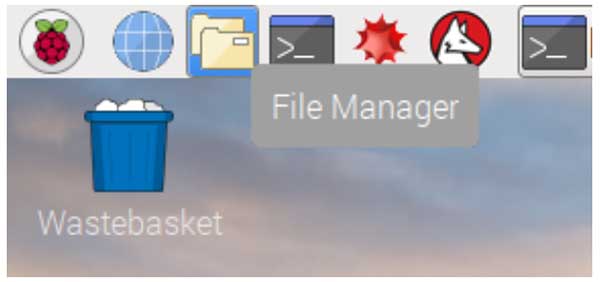 Image of The file manager icon