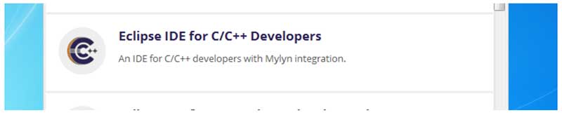 Eclipse IDE for C / C++ Developers