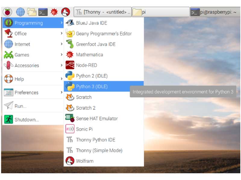introduction to raspberry pi: the basic programs in... How to Run Python Programs on a Raspberry Pi