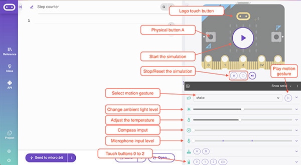 Exploring the Advanced Simulation Options of the micro:bit Python Editor