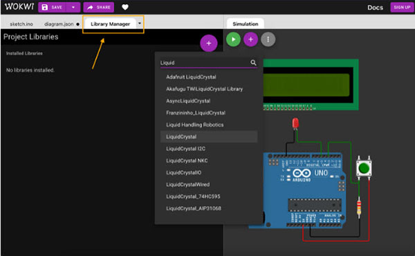 Getting Started with the Wokwi Arduino Simulator