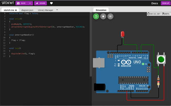 Getting Started with the Wokwi Arduino Simulator