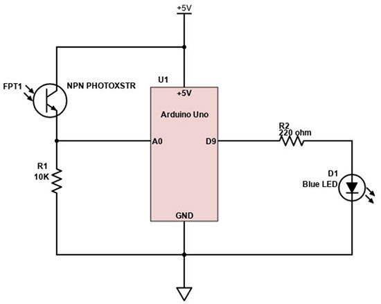 How to Use a Phototransistor with an Arduino