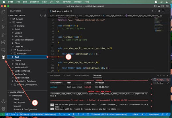 Increase the Quality of Your Embedded Projects Using PlatformIO Unit Tests