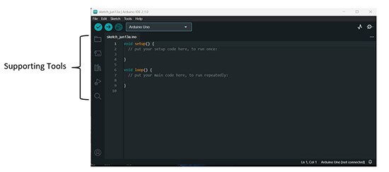 Arduino 2.1 IDE Overview