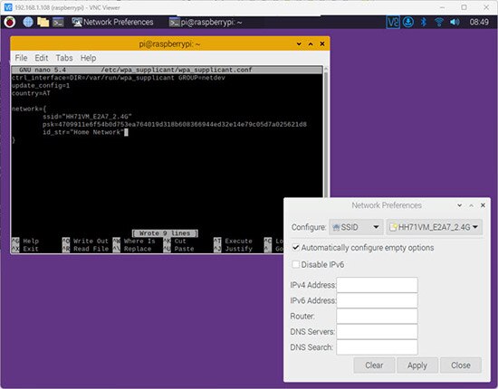 Configure WiFi Settings on a Headless Raspberry Pi and Connect Multiple Wireless Networks