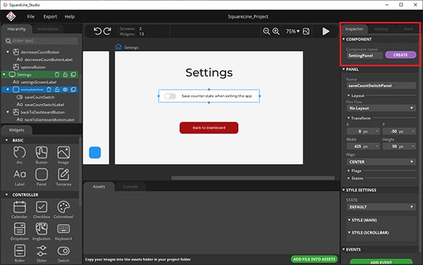 How To Design an Embedded Electronics Functional User Interface with Squareline Studio