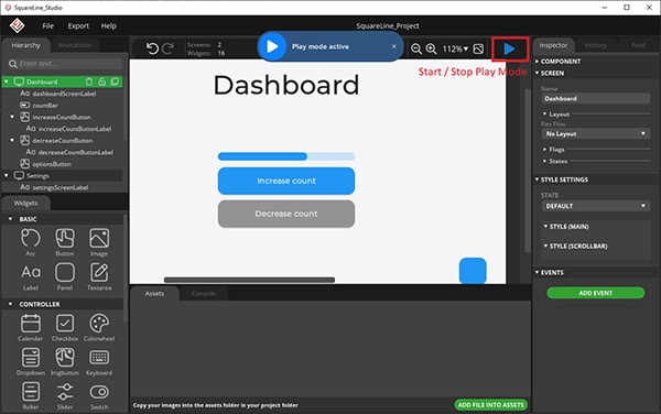 How To Design an Embedded Electronics Functional User Interface with Squareline Studio