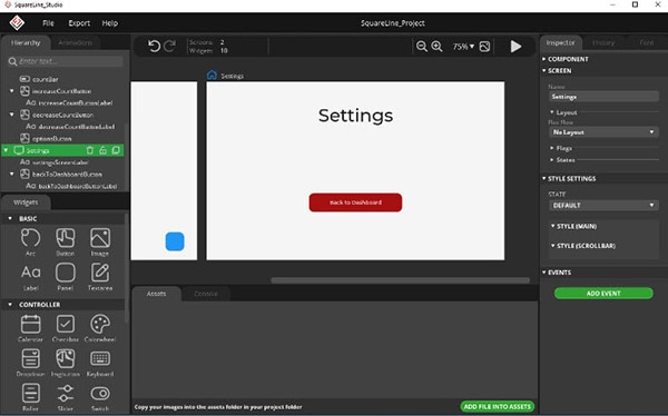 How To Design an Embedded Electronics Functional User Interface with Squareline Studio