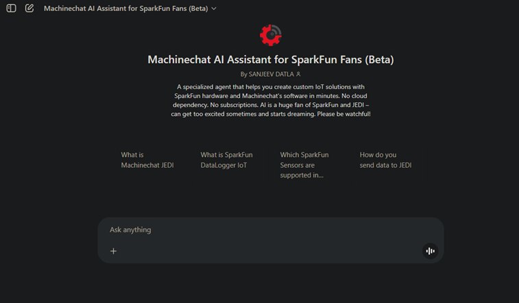 image of Machinechat and SparkFun, Bringing AI-Powered IoT to the Masses