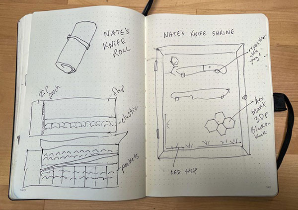 Image of Smart Knife Display - YouTube Makers Secret Santa 2025