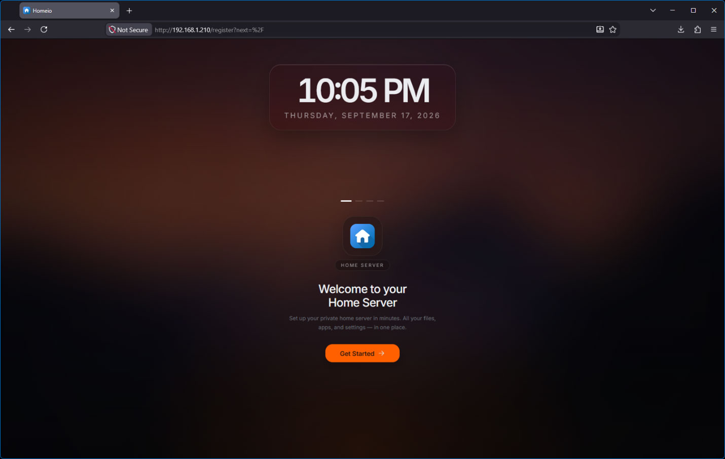 Image of Homeio: A Friendly Starting Point for Your First Home Server