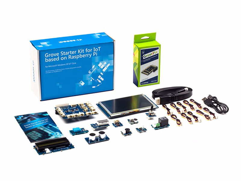 Hands on with the SeeedStudio Grove Starter Kit for IoT based on the Raspberry Pi