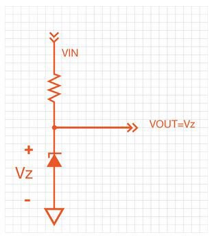 Zener Diode Regulator with Transistor Current Buffer Figure 3