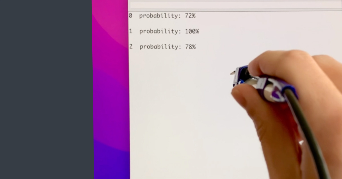 Tiny ML Air Writing Recognition with Nicla Sense ME