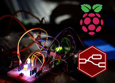 Control a DC Motor and LED Indicator From Node-RED Dashboard