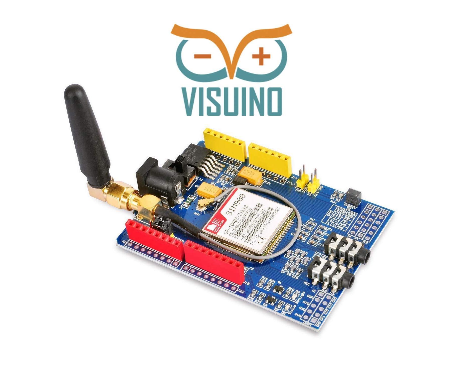 SIM900 GSM Shield Phone Call Tutorial – Arduino & Visuino