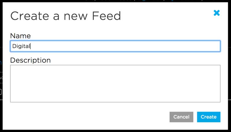 Creating the Digital Feed