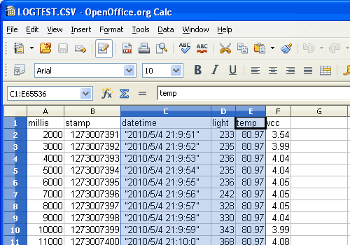 Log Test
